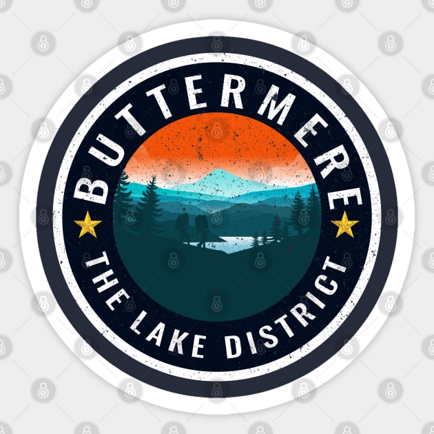 Buttermere - The Lake District, Cumbria Sticker by CumbriaGuru